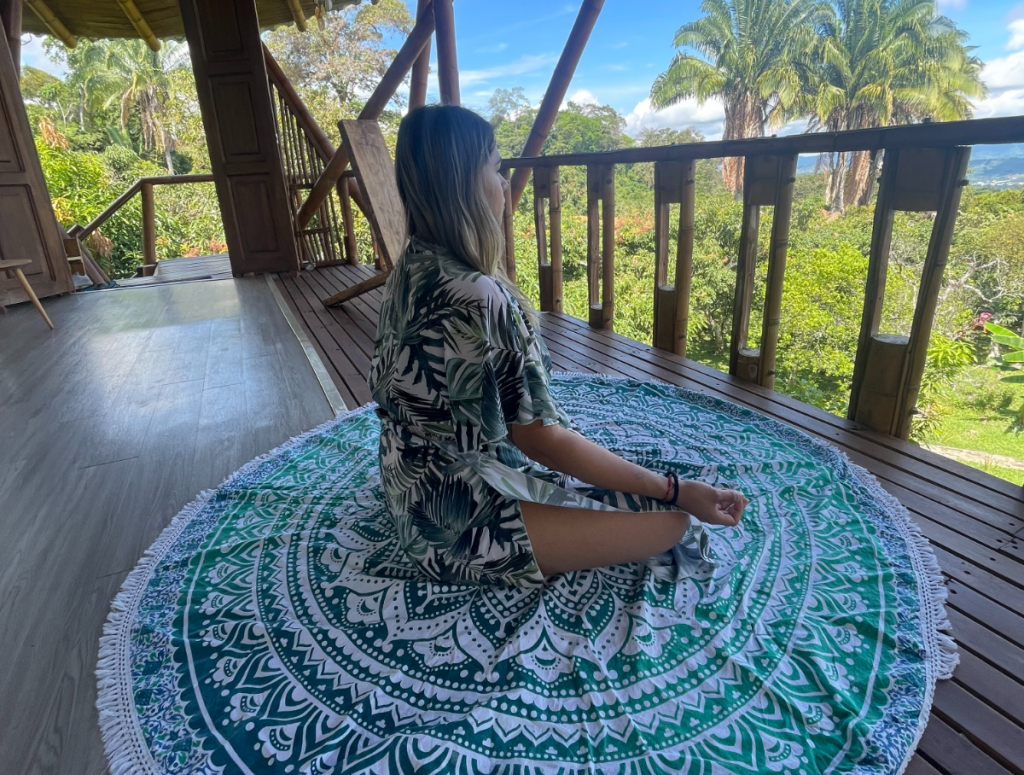 Foto de meditación de Tati Moreno